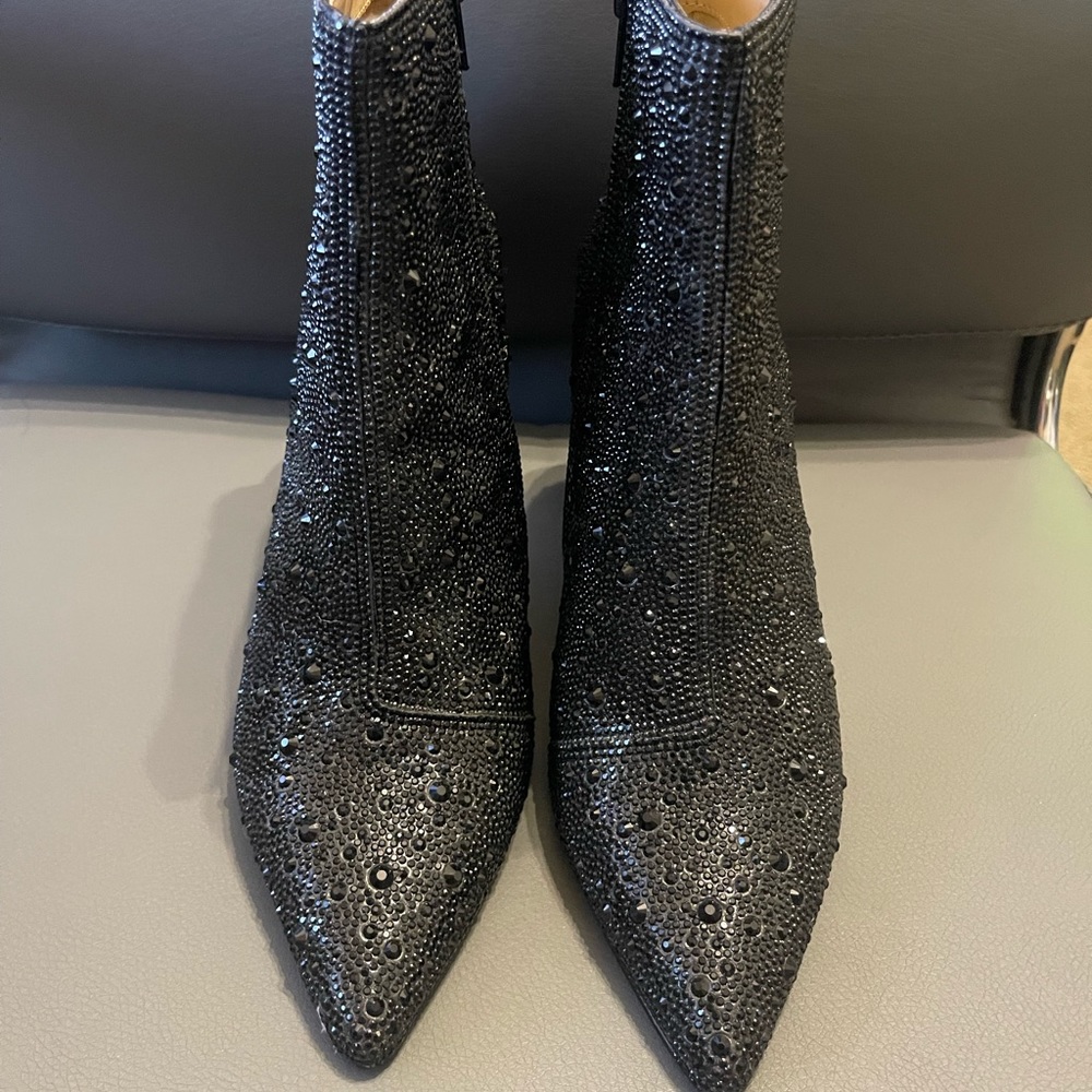Betsy Johnson Bling Ankle Boots
